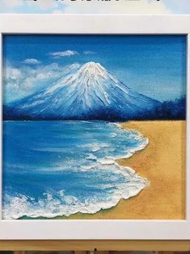 网红大海肌理画,艺术与自然的完美融合